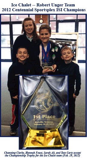Team Accepting Trophy Centennial Sportsplex 2012
