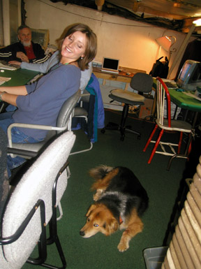 Ben with Tara in accounting