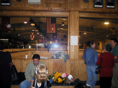 The view from the lobby