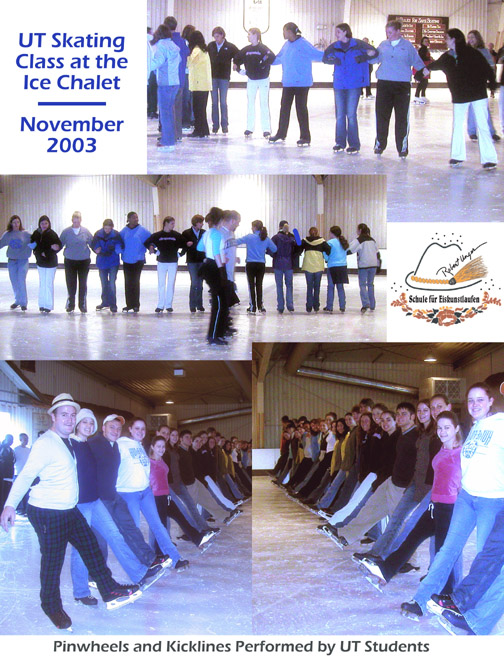 A collage of photos from the u t class